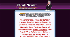 Desktop Screenshot of fibroidsmiracle.com